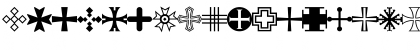 Download Apocalypso Crosses Font Lowercase Preview