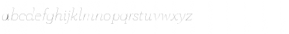 Download Archer Hairline Italic Font Lowercase Preview