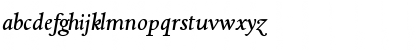 Download AsdanteMediumItalic Regular Font Lowercase Preview