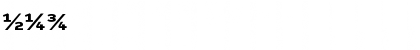 Download AspectFractions Bold Font Lowercase Preview