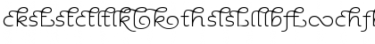 Download AspectSwashLigatures Light Font Lowercase Preview