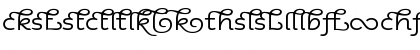 Download AspectSwashLigatures Regular Font Lowercase Preview