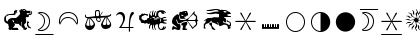 Download Astrology P01 Font Lowercase Preview