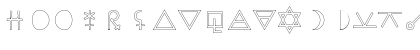 Download AstrotypeP LT Std Outline Regular Font Lowercase Preview