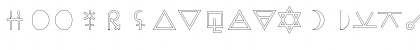 Download AstrotypeP LT Std Outline Regular Font Lowercase Preview