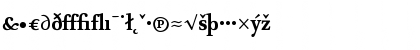 Download AtmaSerifExp-BoldRoman Regular Font Lowercase Preview