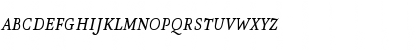 Download AtmaSerifLF-BookItalicMC Regular Font Lowercase Preview