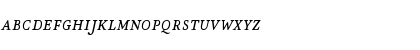 Download AtmaSerifLF-BookItalicSC Regular Font Lowercase Preview