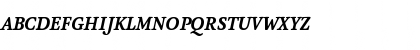 Download AtmaSerifTF-BoldItalicQC Regular Font Lowercase Preview