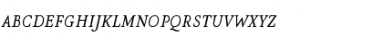 Download AtmaSerifTF-BookItalicQC Regular Font Lowercase Preview