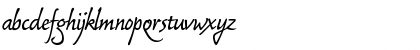 Download Bouwsma Script Regular Font Lowercase Preview