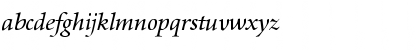 Download AureliaEF-BookItalic Regular Font Lowercase Preview