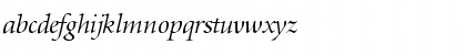 Download AureliaEF-LightItalic Regular Font Lowercase Preview