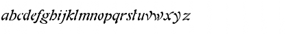 Download AuriolItalic Regular Font Lowercase Preview