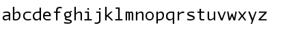 Download Aurulent Sans Mono Regular Font Lowercase Preview