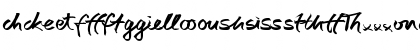Download AutographScriptEF BoldExtras Font Lowercase Preview