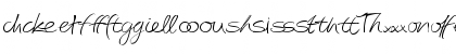 Download AutographScriptEF LightExtras Font Lowercase Preview