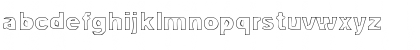 Download Autotrace Outline Font Lowercase Preview