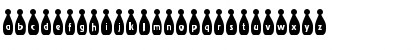 Download BowlingBlack Becker Normal Font Lowercase Preview
