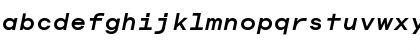 Download AvantGardeMonoEF BoldIta Font Lowercase Preview