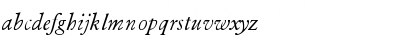 Download AZGaramondC Italic Font Lowercase Preview