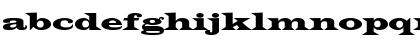 Download AZLatinWideC Regular Font Lowercase Preview