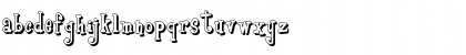 Download Boyz R Gross Shadow NF Regular Font Lowercase Preview