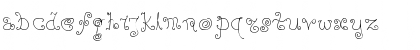 Download BPilialena Regular Font Lowercase Preview