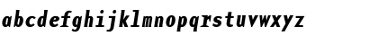 Download BaseMono NarrowBoldItalic Font Lowercase Preview