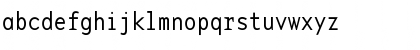Download BaseMono NarrowThin Font Lowercase Preview