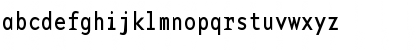 Download BaseMonoReg-Narrow Roman Font Lowercase Preview
