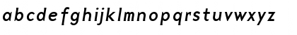 Download BaseNine Italic Font Lowercase Preview
