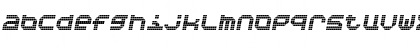 Download BpositiveItalic Regular Font Lowercase Preview