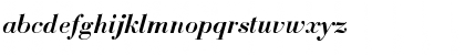 Download Bauer Bodoni D Demi Bold Italic Font Lowercase Preview