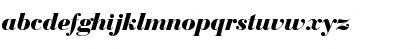 Download Bauer Bodoni Black Italic Font Lowercase Preview