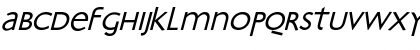 Download Bradbury-Oblique Regular Font Lowercase Preview