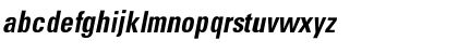 Download Beetham CondensedBoldOblique Font Lowercase Preview