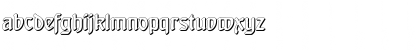 Download Behrensschrift Shadow Regular Font Lowercase Preview