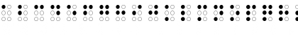 Download Braille Outline Regular Font Lowercase Preview