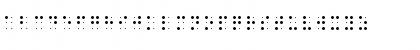 Download Braille-HC Regular Font Lowercase Preview