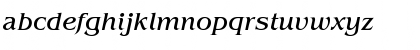 Download BenguiatEF-BookItalic Regular Font Lowercase Preview