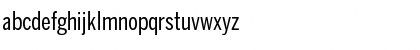 Download BentonSans Comp Regular Regular Font Lowercase Preview
