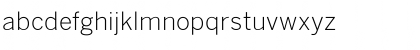 Download BentonSans Light Font Lowercase Preview