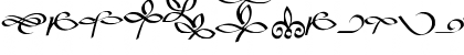 Download BibleScriptEF Flourishes Font Lowercase Preview