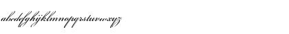 Download Bickham Script 400 Italic Font Lowercase Preview