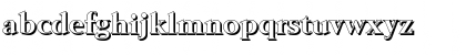 Download BrandonBeckerShadow Bold Font Lowercase Preview