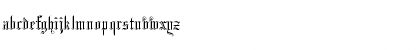 Download Blackletter 686 Regular Font Lowercase Preview
