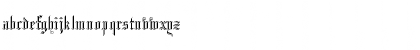 Download Blackletter 686 Regular Font Lowercase Preview