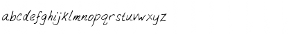 Download BrandysHand Regular Font Lowercase Preview