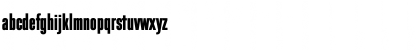 Download BlockGothicExtraBoldExtraCond Regular Font Lowercase Preview